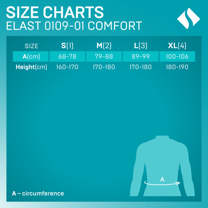 Llave de espalda elástica médica para la columna superior e inferior. Comodidad