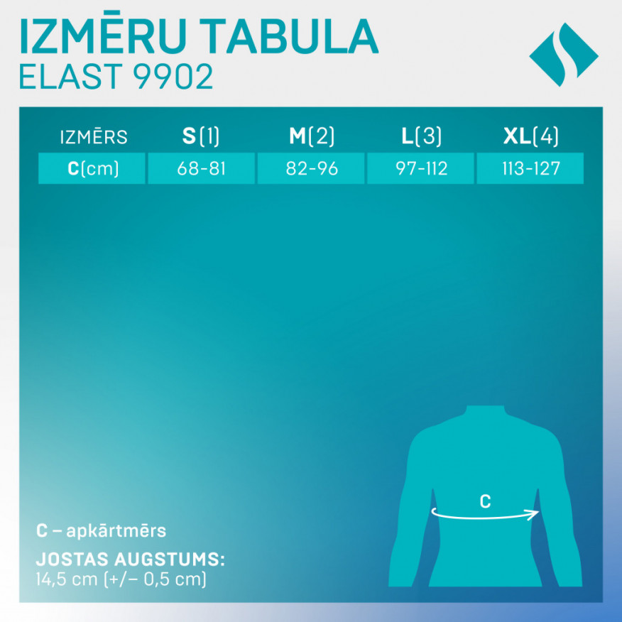 Medicīniskā josta ribu traumu gadījumā (ortoze) Medicīniskā josta ribu traumu gadījumā (ortoze)