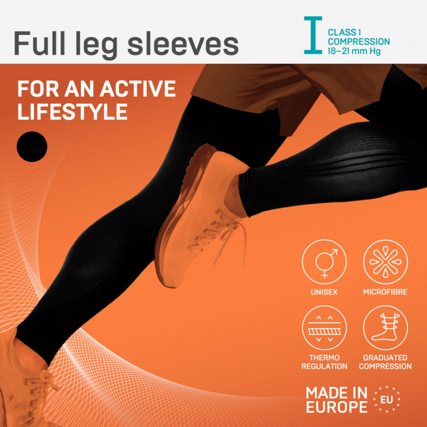 Manchon de compression sur toute la jambe pour le sport et le mode de vie actif, unisexe Manchon de compression sur toute la jambe pour le sport et le mode de vie actif, unisexe