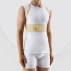 Medical elastic posture corrector with metal inserts. Comfort