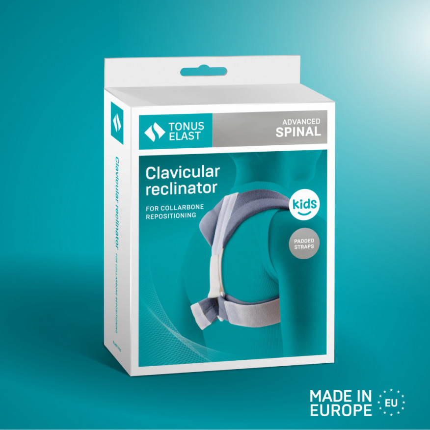 Medicīniskais apsējs atslēgas kaula fiksācijai (reklinators), bērniem