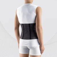 Cinturón médico postoperatorio, fabricado con material resistente a la respiración, con inserción de plástico. AIRE