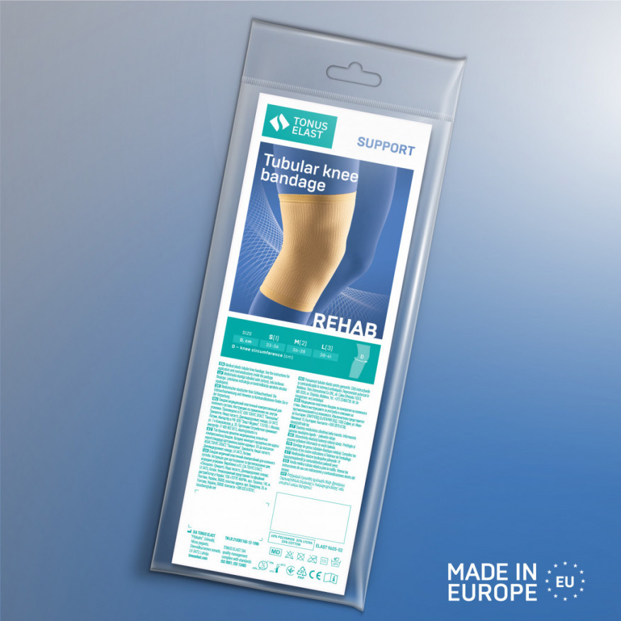 Elastic medical multipurpose tubular bandage, knee joint fixation Elastic medical multipurpose tubular bandage, knee joint fixation