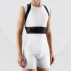 Medical elastic thoracic spine support posture corrector from breathable and durable material with metal inserts