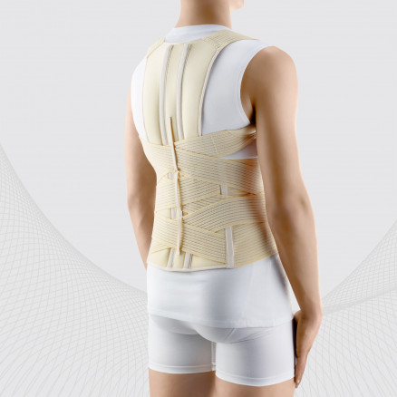 Medical elastic back brace for upper and lower spine. Comfort - Tonus Elast