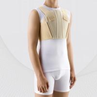 Medical elastic belt for thorax fixation