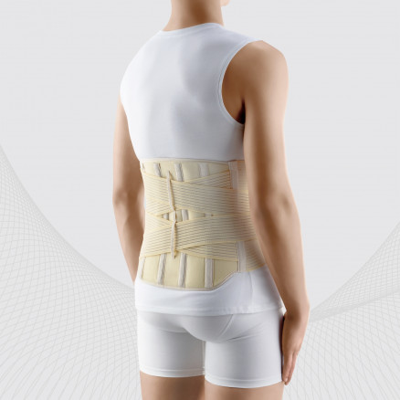 Medical elastic corset with metal inserts and for regulating compression, reinforced. Comfort - Tonus Elast