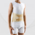 Medical elastic lumbar fixation corset with metal inserts and straps for regulating compression, reinforced. Comfort