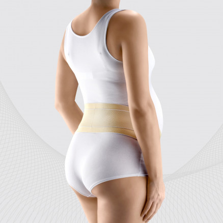 Medical elastic maternity belt, with extra soft inner side.  LUX