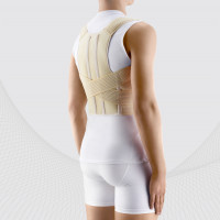 Medical elastic upper back brace with metal inserts, Comfort
