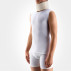 Medical head holder, with soft fixation for neck vertebra
