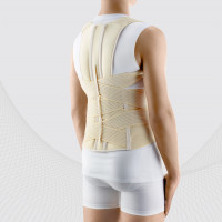 Medicinskt elastiskt ryggstöd för övre och nedre ryggraden. Komfort