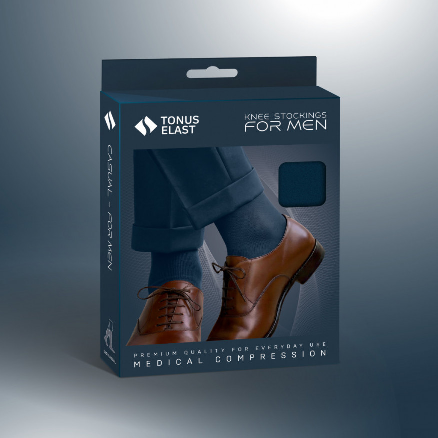 Men&amp;#039;s Medical Compression Knee-High Socks. CASUAL