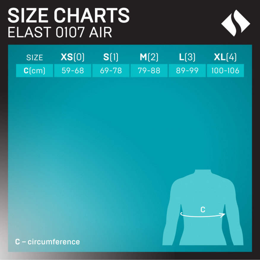 Meditsiiniline elastne rindkere tugikehaasendi korrektor hingavast ja vastupidavast materjalist.