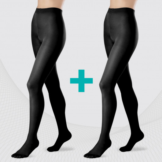 Medical compression tights. Set of 2 pairs