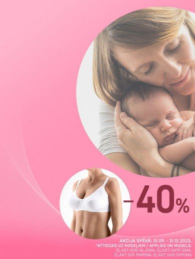 Discount for new mothers' underwear