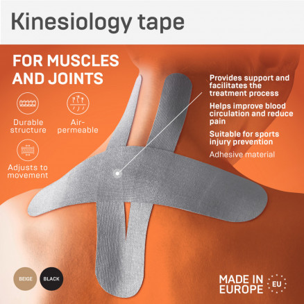 Kinesiology tape, 5 cm x 5 m